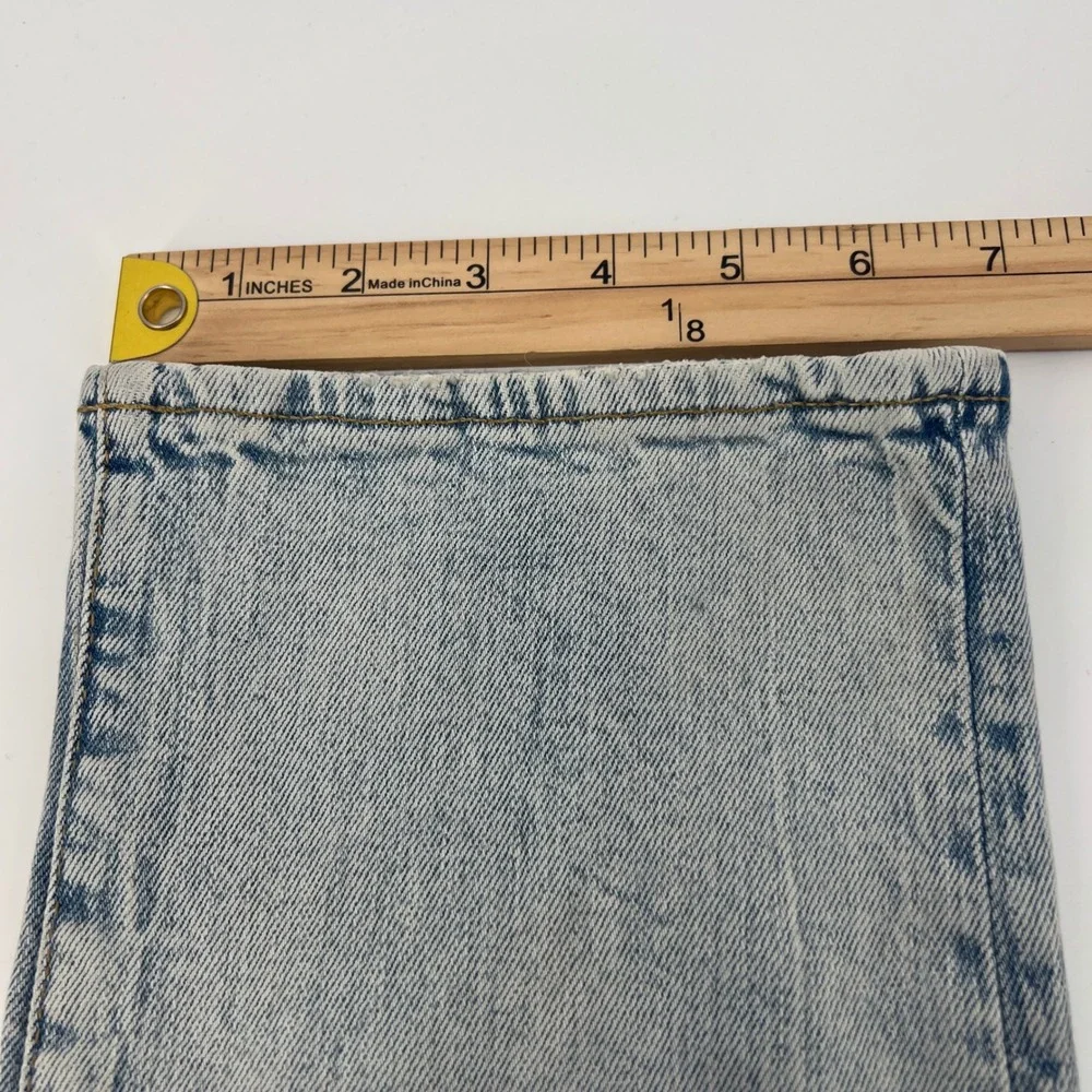 American Eagle Slim Straight Light Wash Denim Jeans Mens 31x32 Stretch Airflex+